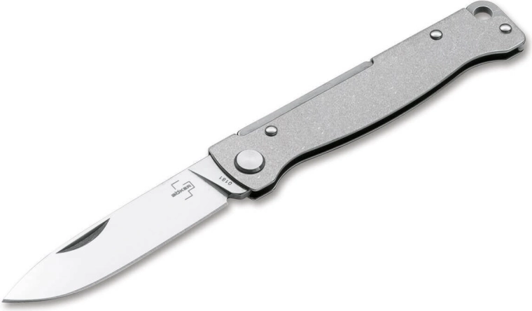 Böker Plus Atlas SW cuchillo de bolsillo 6,7 cm, totalmente de acero