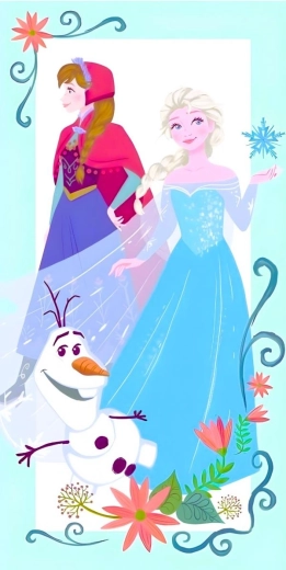 Toalla de baño Frozen - 1 pieza