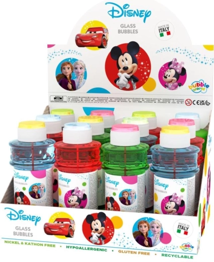 Pompas de jabón DISNEY 300 ml con juego en la tapa