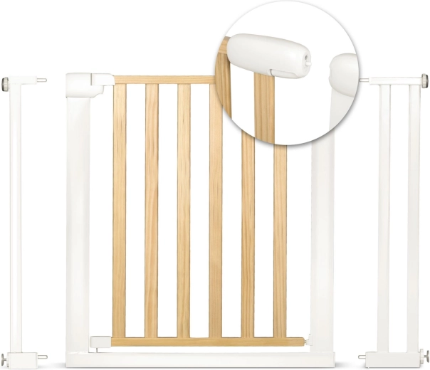 Barrera de seguridad Nukido para puertas y escaleras 74–105 cm