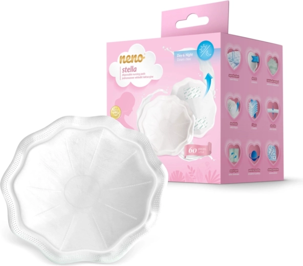 Neno Stella discos de lactancia ultrafinos para sujetador - 60 uds.