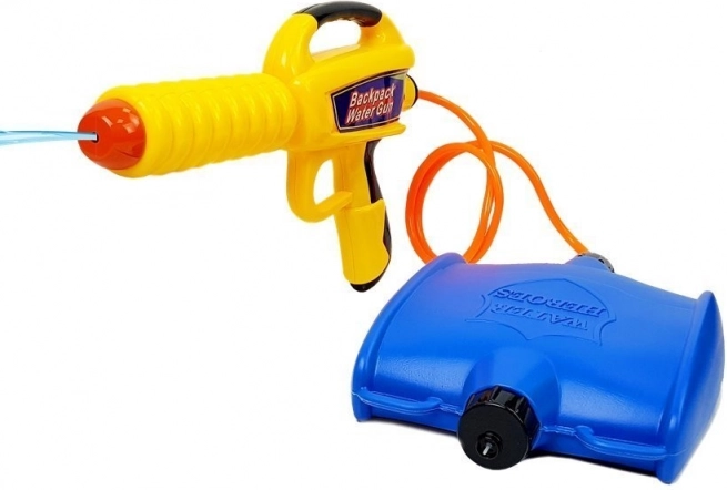 Pistola de agua con depósito 1080 ml amarillo-azul