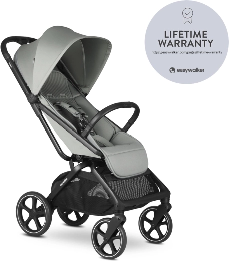Easywalker Rockey L cochecito deportivo Pure Black