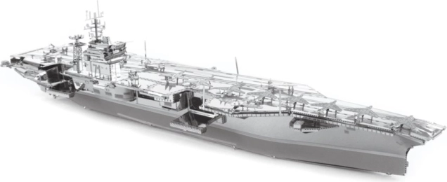 Metal Earth puzzle 3D de portaaviones USS Theodore Roosevelt