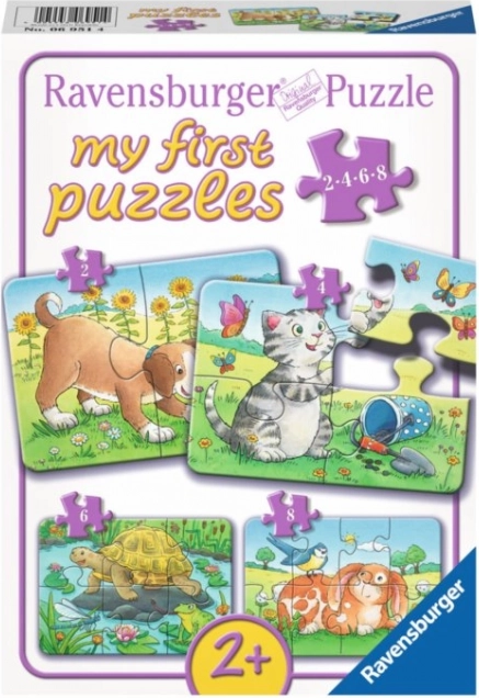 Mis primeros puzles Mascotas 4 en 1 RAVENSBURGER