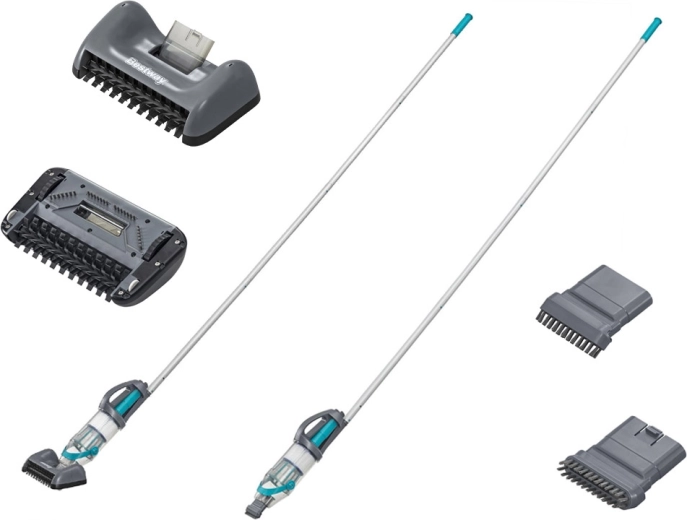 Alcance modular: pértiga de 2 m y cabezales intercambiables