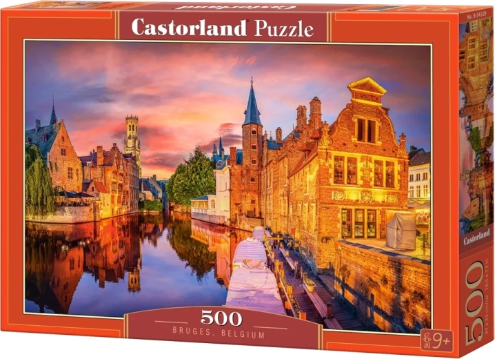 Puzzle Castorland Brujas, Bélgica, 500 piezas