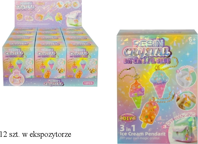 Kit creativo para fabricar colgantes de gel de resina