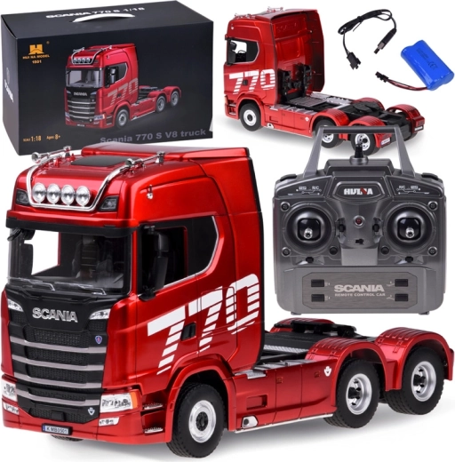 Scania 770 S V8 camión RC con licencia con control remoto 1:18