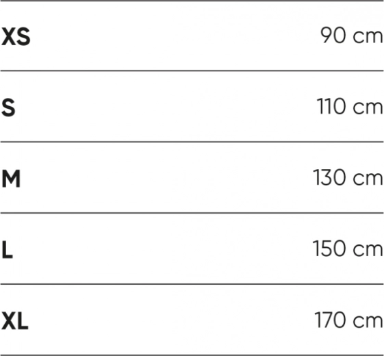 Talla XS (90–110 cm)