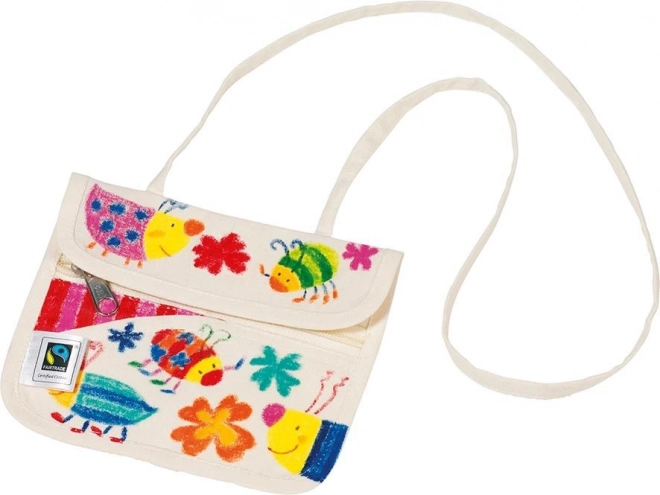 Bolso bandolera para colorear para niños