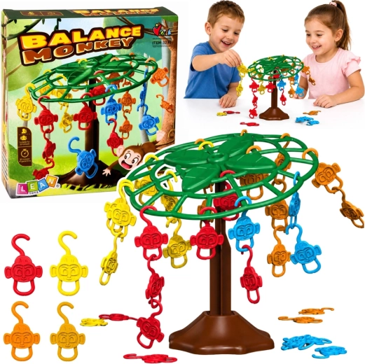 Balance Monkey: juego familiar de equilibrio con monos en el árbol