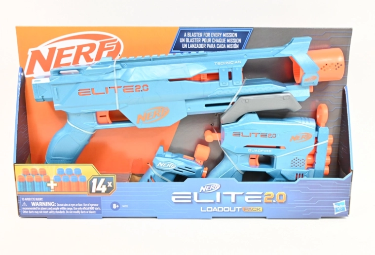 Nerf Elite 2.0 Loadout Pack set de 3 lanzadores con dardos - 3 uds.