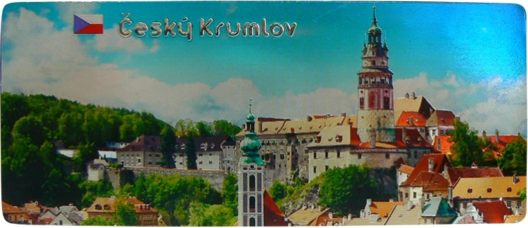Imán Český Krumlov – сувенир con estilo
