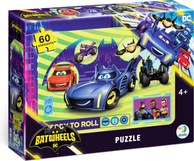 Puzzle DODO Batwheels: Viaje divertido 60 piezas
