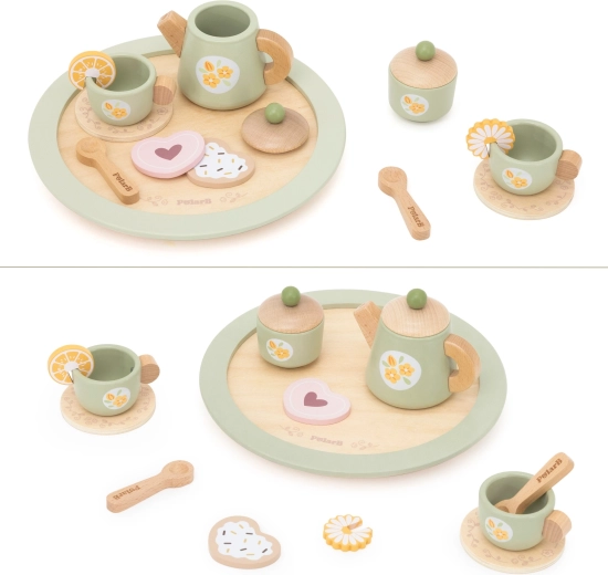 Set de té realista para jugar en compañía