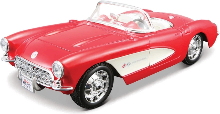 Maisto 1957 Corvette kit de construcción de modelo de coche 1:24