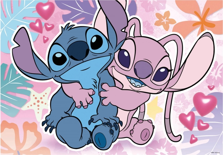 Puzzle Disney Stitch y Angel de 300 piezas