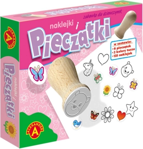 Set de sellos y pegatinas para niñas ALEXANDER