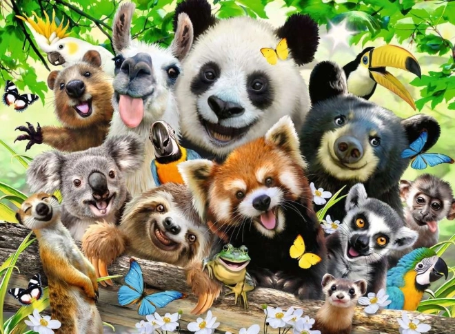 Puzzle Selfie Animal XXL 300 Piezas