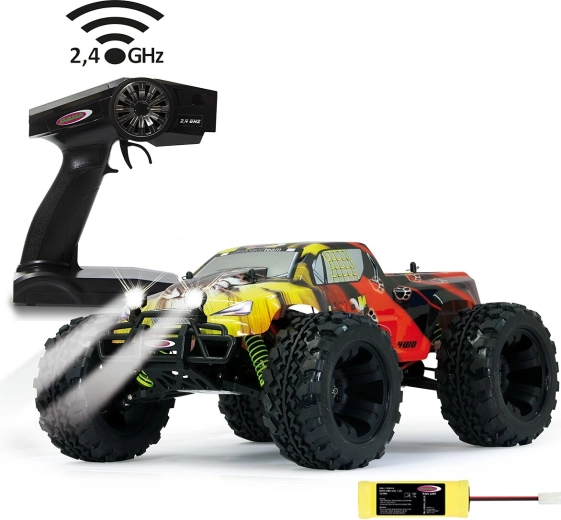 Jamara Tiger monster truck teledirigido 4WD 1:10 2,4 GHz con LED (NiMH) - 1 unidad