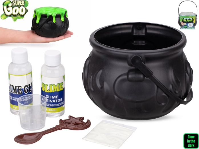 Caldero mágico con kit para hacer slime Super Goo 14,5 cm
