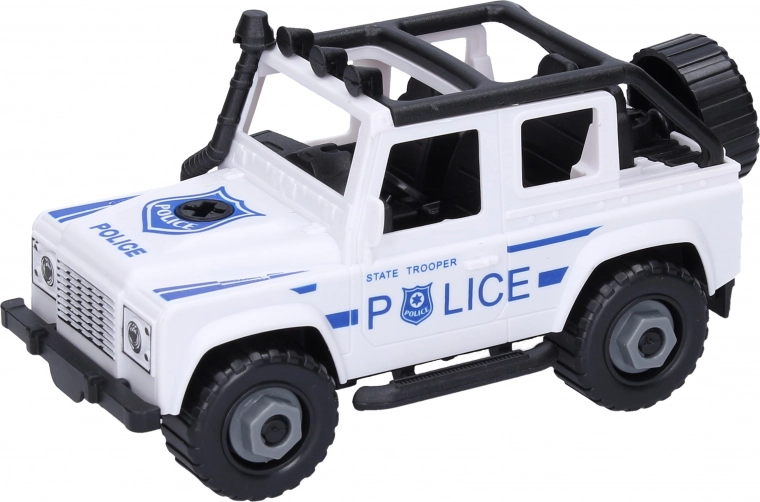 Jeep de policía desmontable 17,5 cm