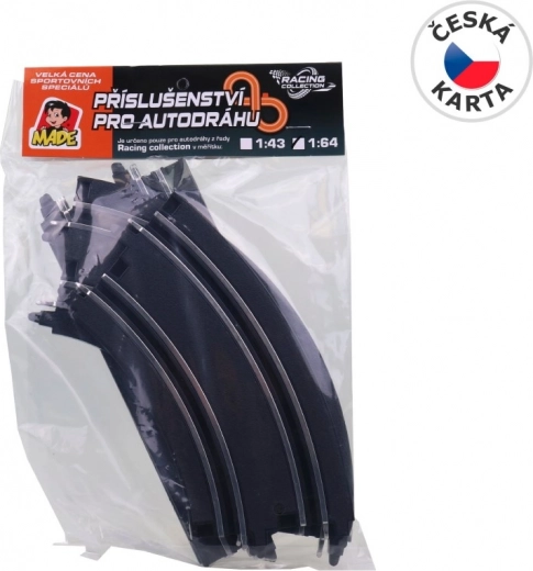 Piezas de repuesto para pista de coches 1:64 - 4 piezas