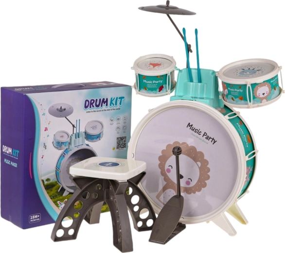 Set de batería infantil con motivo de león