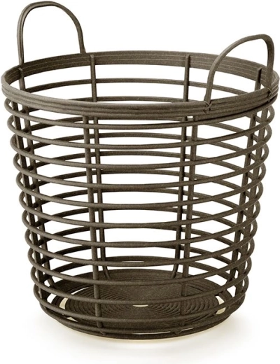 Cesta de almacenamiento con asas Zanzi Basket Eco Wood 37,4 cm – café
