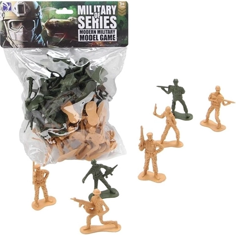 Set militar de soldaditos en bolsa Trifox