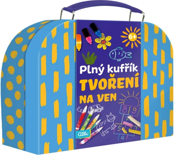 Albi maletín completo de manualidades al aire libre, set creativo infantil en maletín