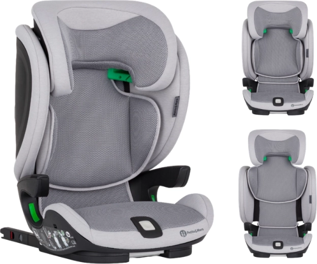 Petite&Mars silla de coche elite fix pro i-size gentle grey air 100–150 cm