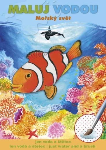 Pintar con agua A5 – mundo marino