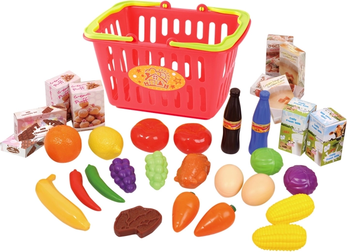 Playgo mi cesta de la compra – set de 32 piezas