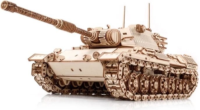 Modelo realista de madera del tanque Leopard 1