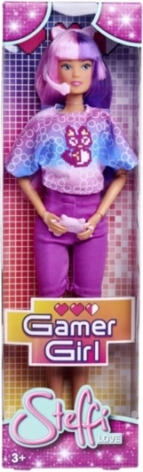 Muñeca STEFFI LOVE gamer girl 29 cm con mando de juego y auriculares