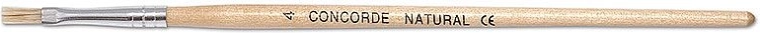 Pincel escolar plano CONCORDE Natural n.º 4