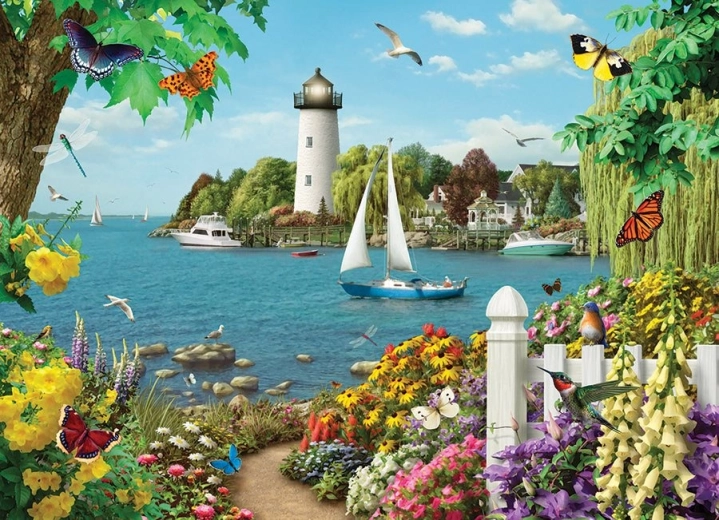 Puzzle en el puerto de 500 piezas
