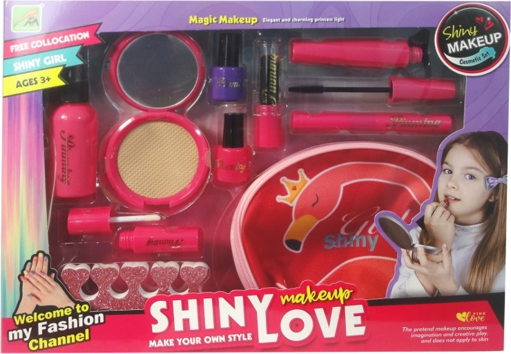 Set de belleza infantil con neceser y accesorios
