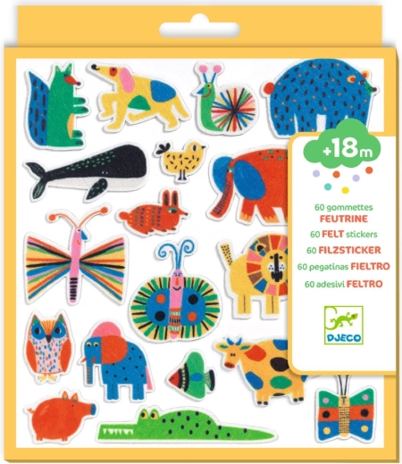 Djeco pegatinas Animales por todas partes