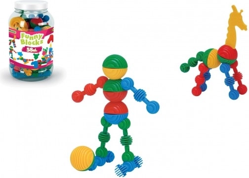 Juego de construcción Funny Bloky Grande 58 piezas
