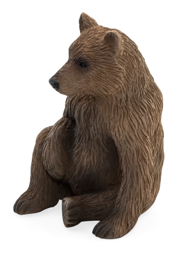 Mojo figura de cría de oso grizzly