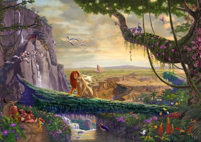 Puzzle Schmidt El Rey León: Regreso a la Roca del Rey 6000 piezas