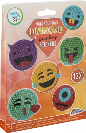 Pegatinas de diamantes de frutas GRAFIX, set de 12 uds.