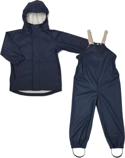 Set infantil de lluvia Nuuroo Carla mini black iris, talla 98