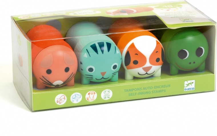 Sellos para niños - Animalitos del jardín