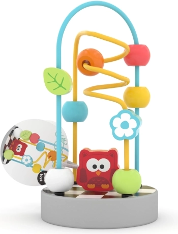 Mini laberinto de madera para niños