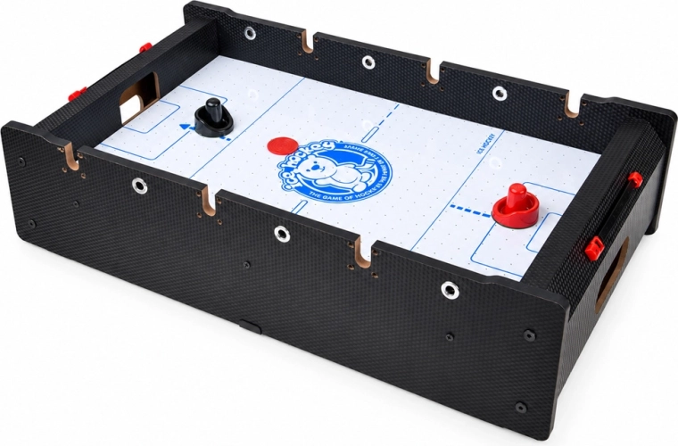 Air hockey dinámico con flujo de aire eléctrico