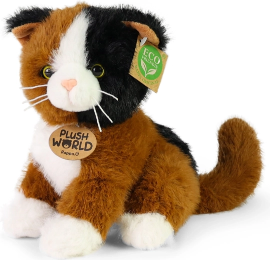 Gato de peluche ecológico de 20 cm